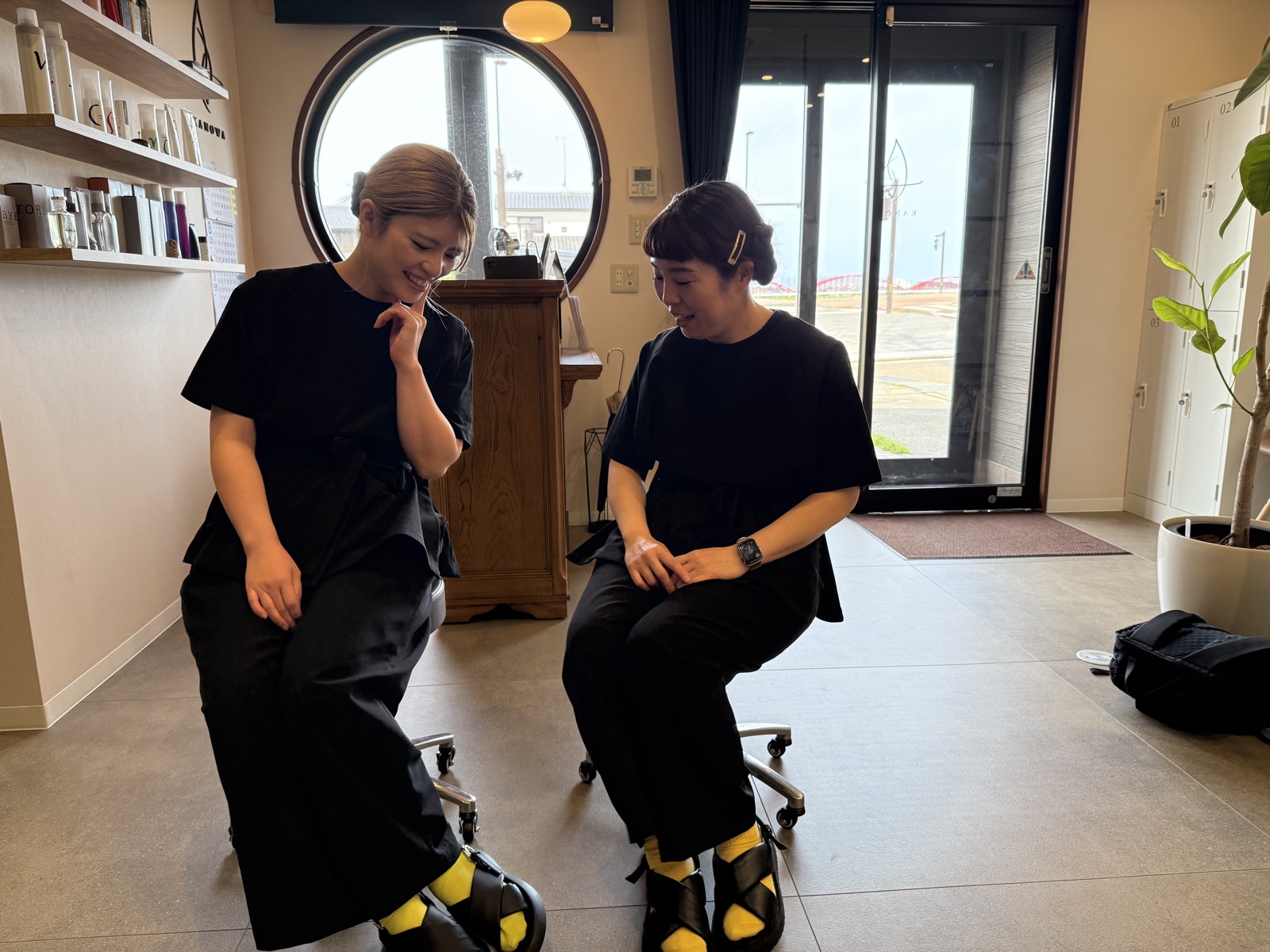 スタッフ同士の会話
